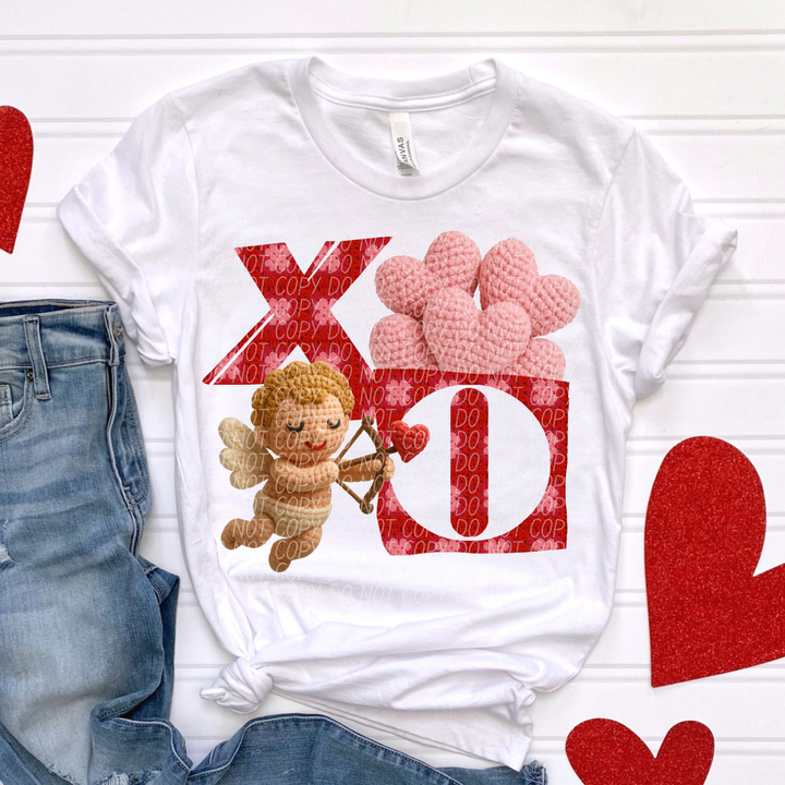 XO Cupid Red DTF Print
