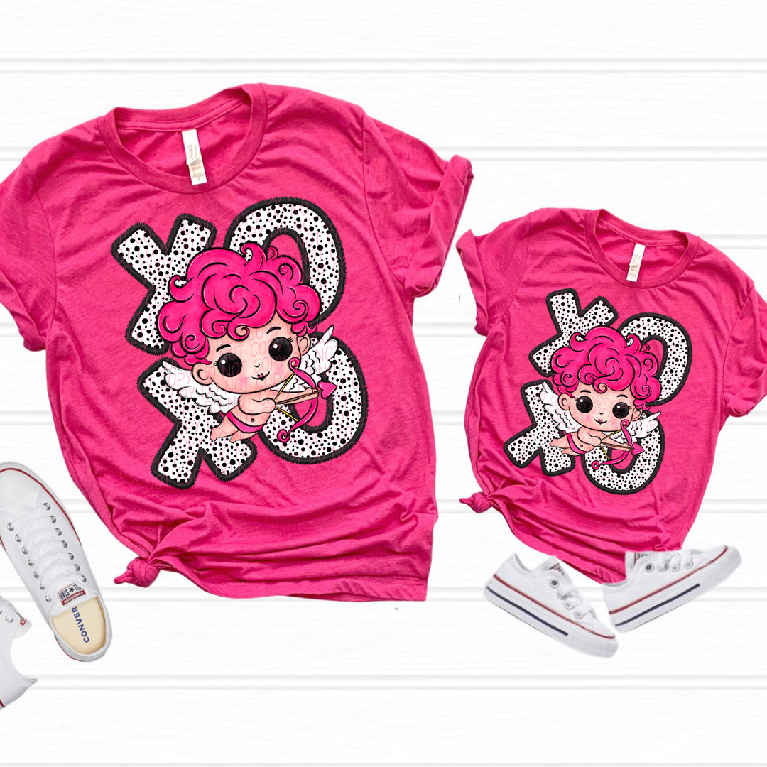 Cupid XO Dots DTF Print