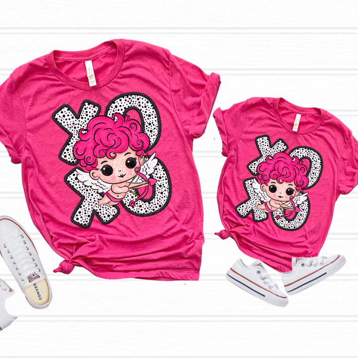 Cupid XO Dots DTF Print