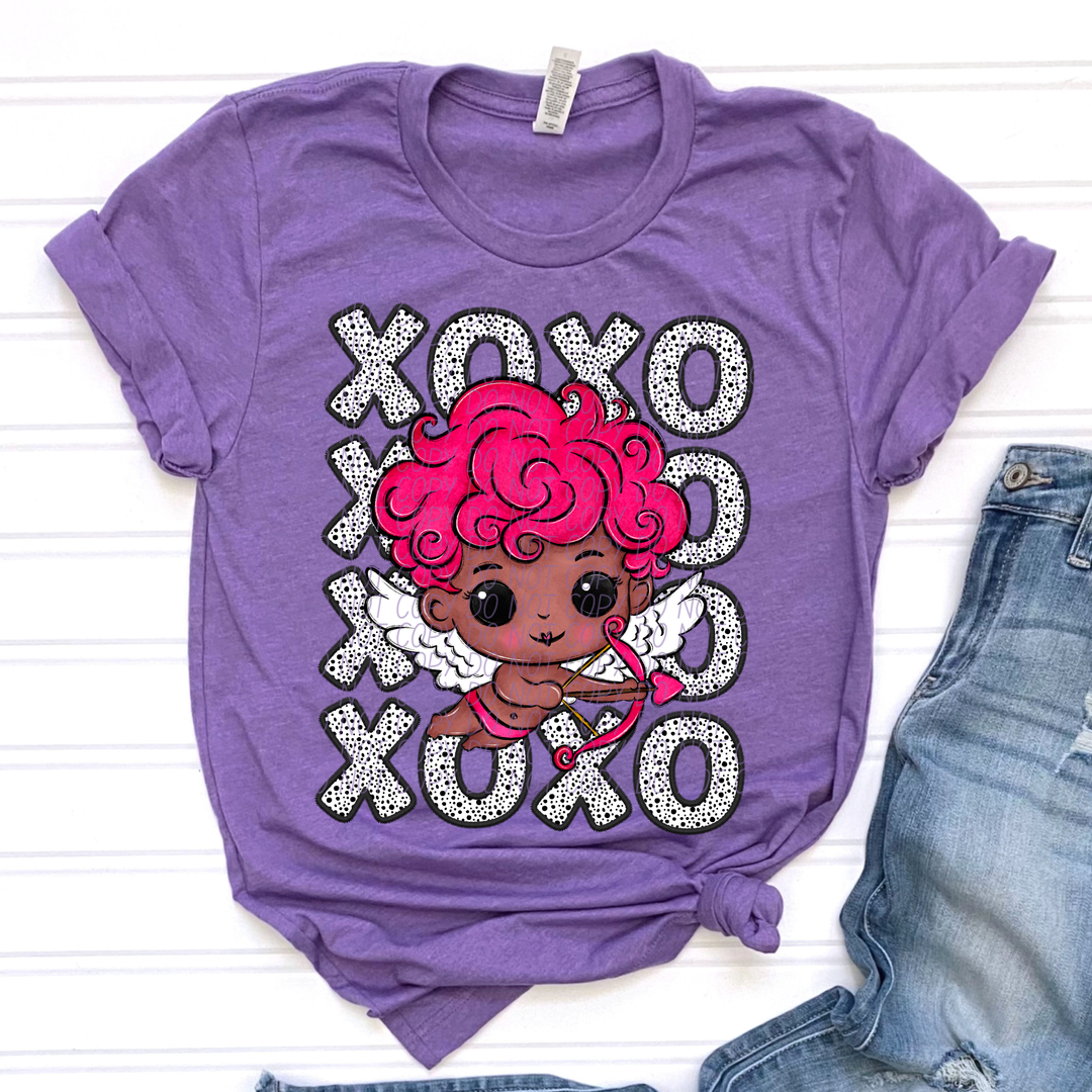 Cupid XO Dots DTF Print