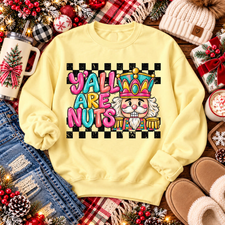 Y’all Are Nuts DTF Print