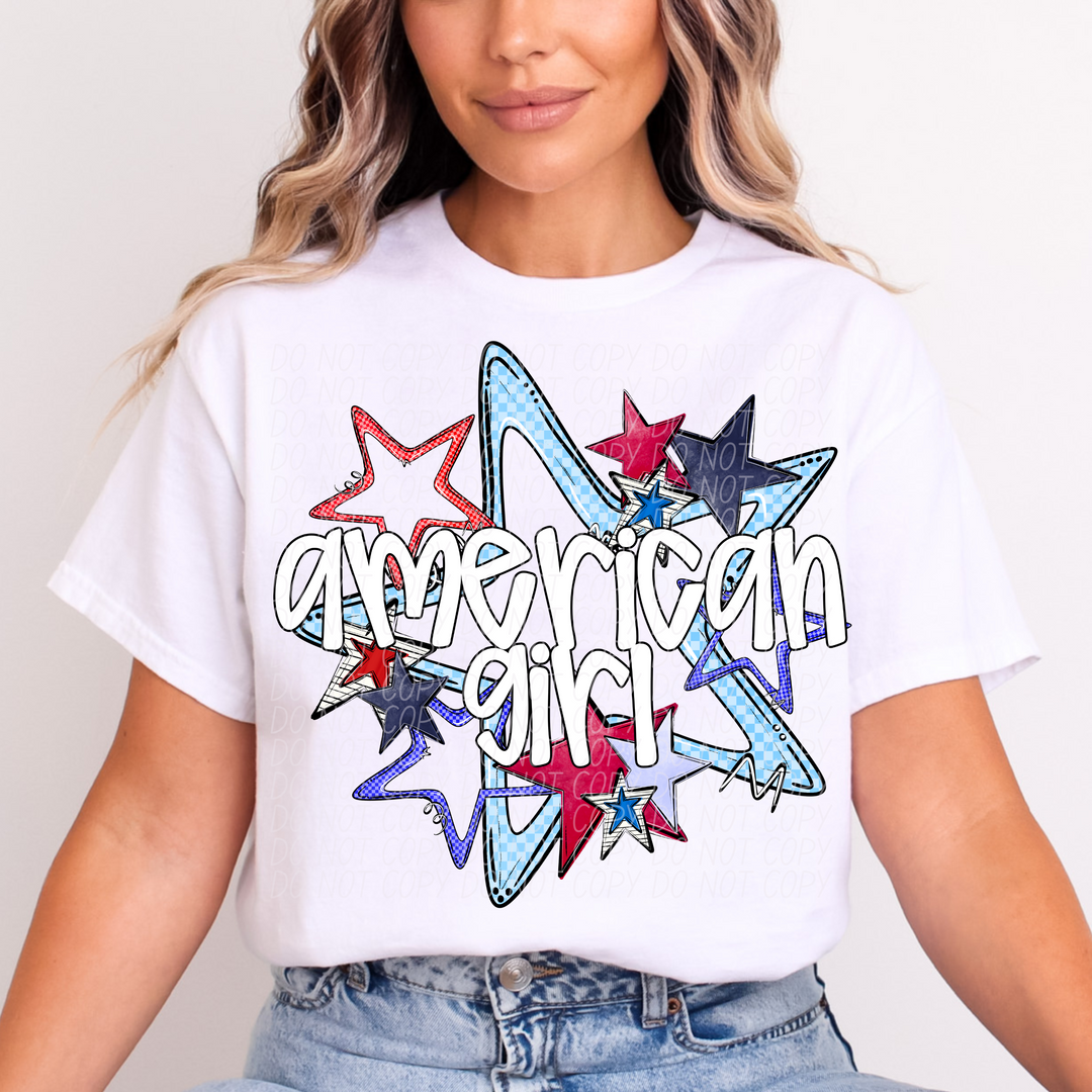 American Girl DTF Print