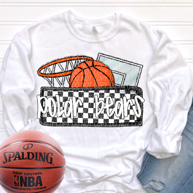 Basketball Mascots DTF Print