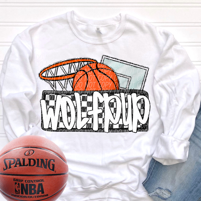 Basketball Mascots DTF Print