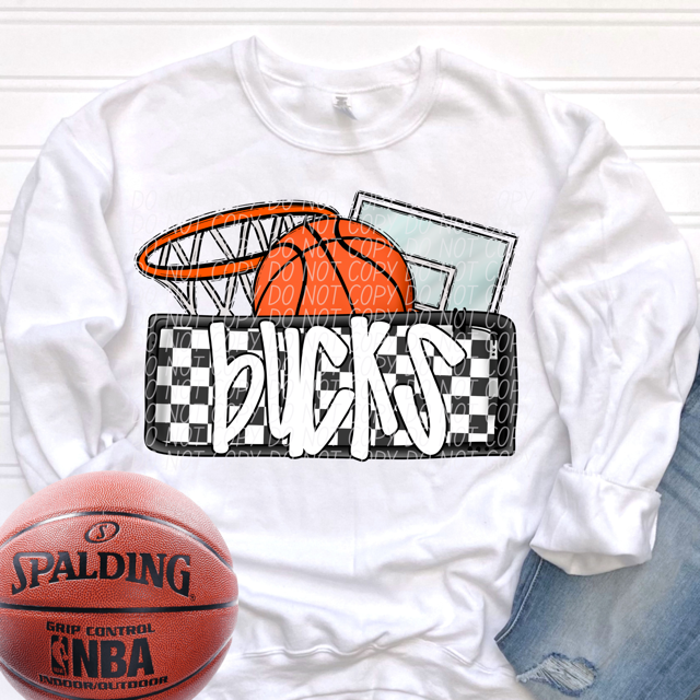 Basketball Mascots DTF Print
