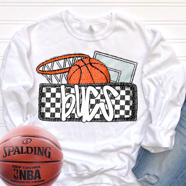 Basketball Mascots DTF Print