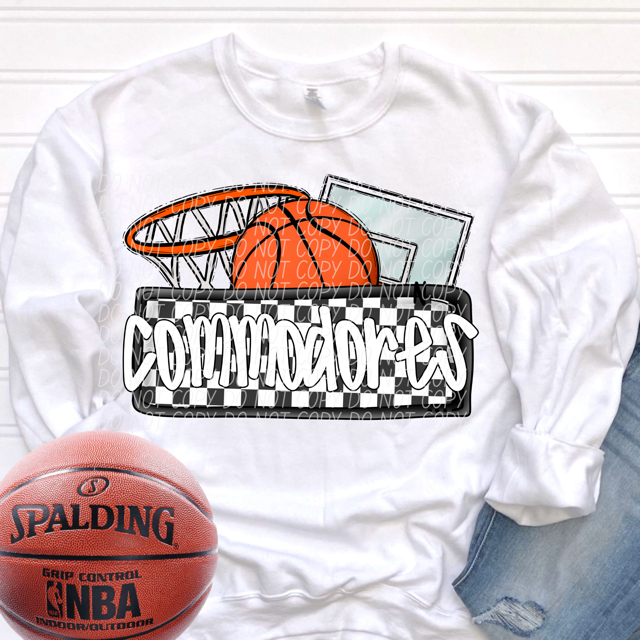 Basketball Mascots DTF Print