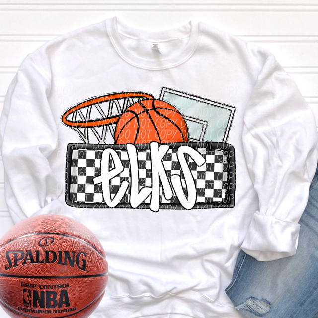 Basketball Mascots DTF Print