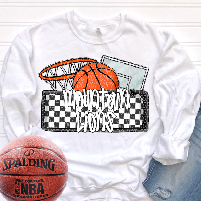 Basketball Mascots DTF Print