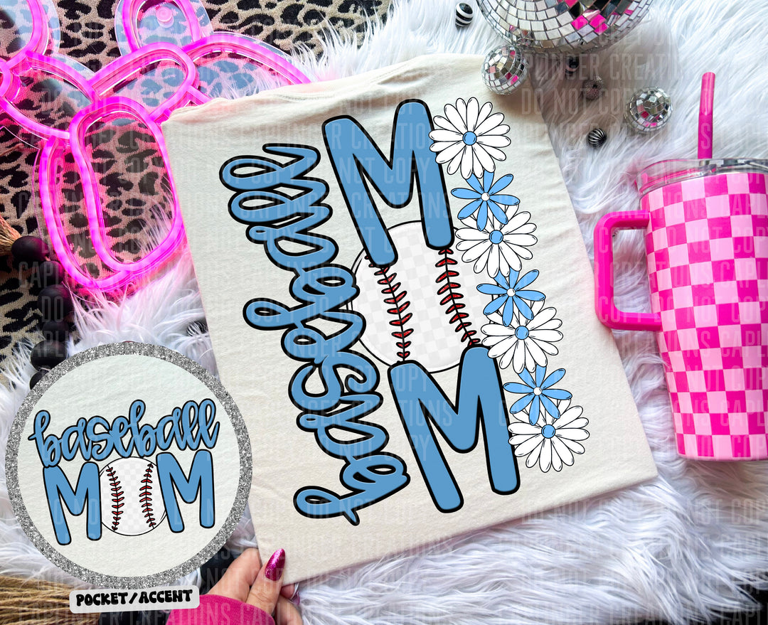 Baseball Mom FRONT DTF Print