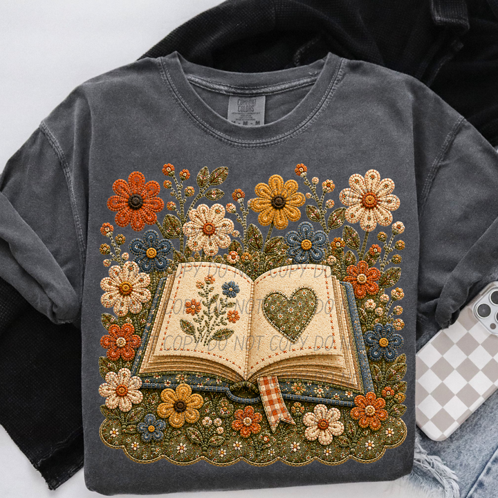 Fall Flowers DTF Print