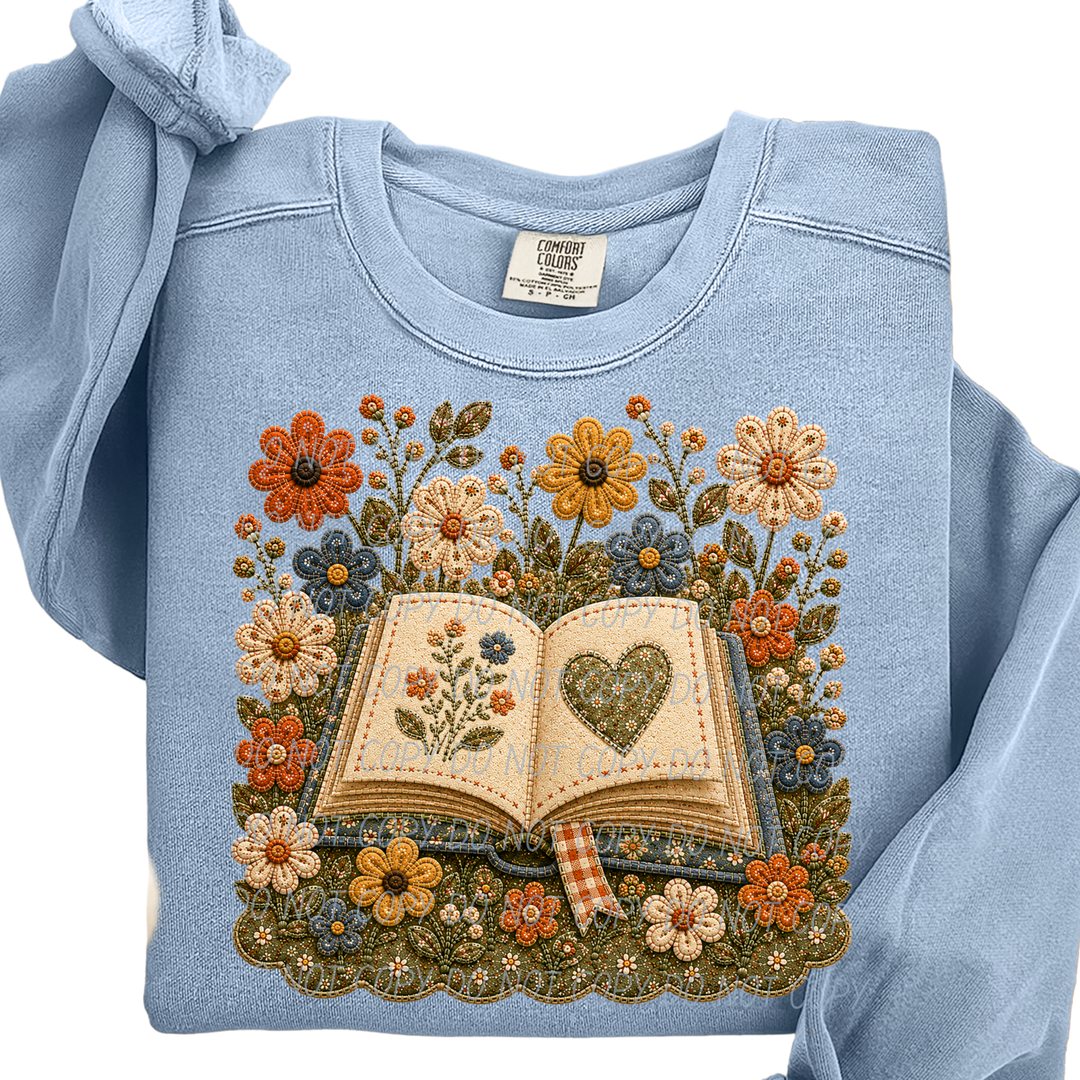 Fall Flowers DTF Print