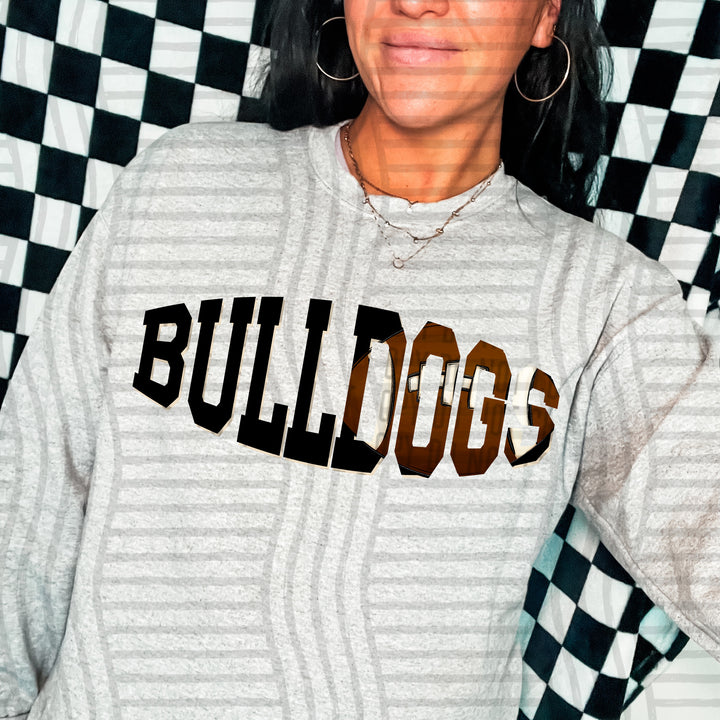 Varsity Clipped Football Mascots DTF Print