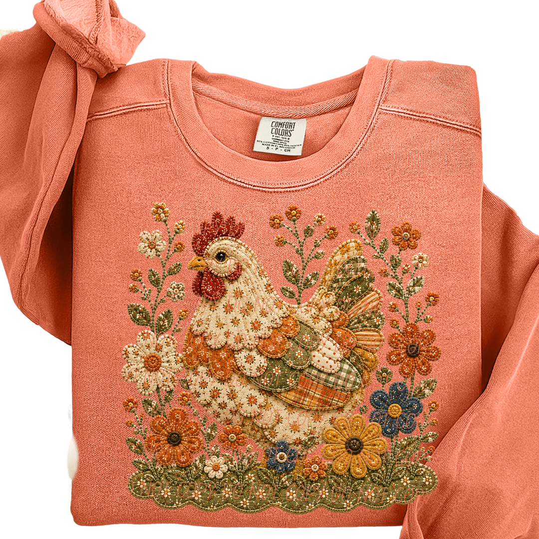 Fall Flowers DTF Print