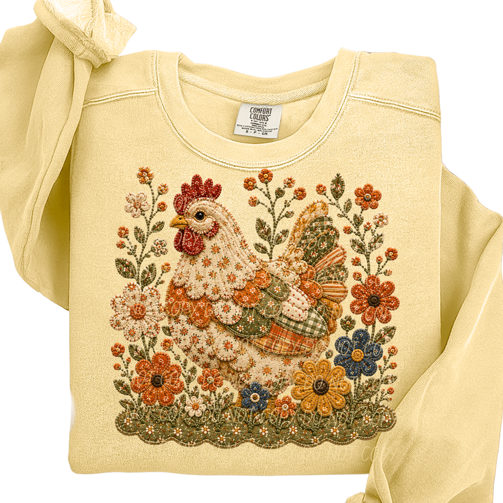 Fall Flowers DTF Print