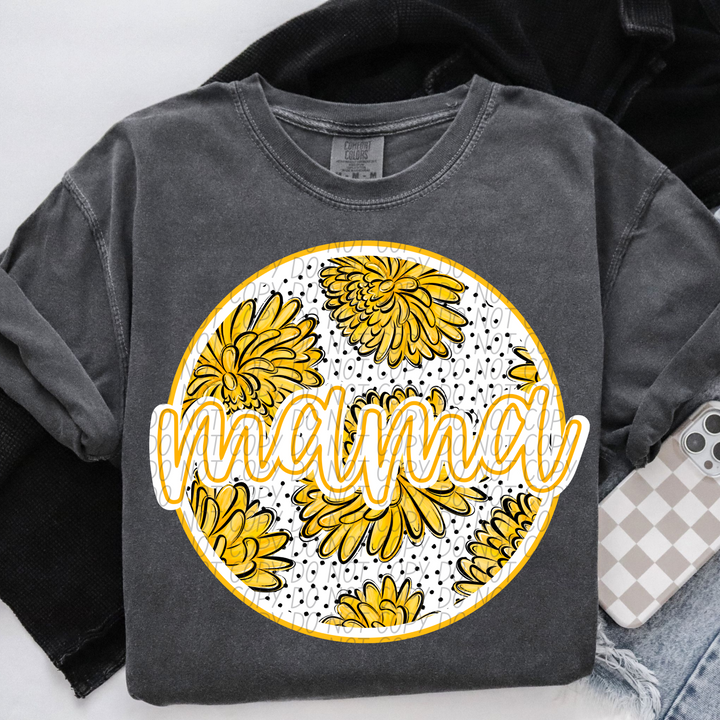 Mama Birth Flowers DTF Print
