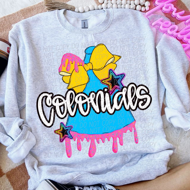 Drip Cheer Mascots DTF Print