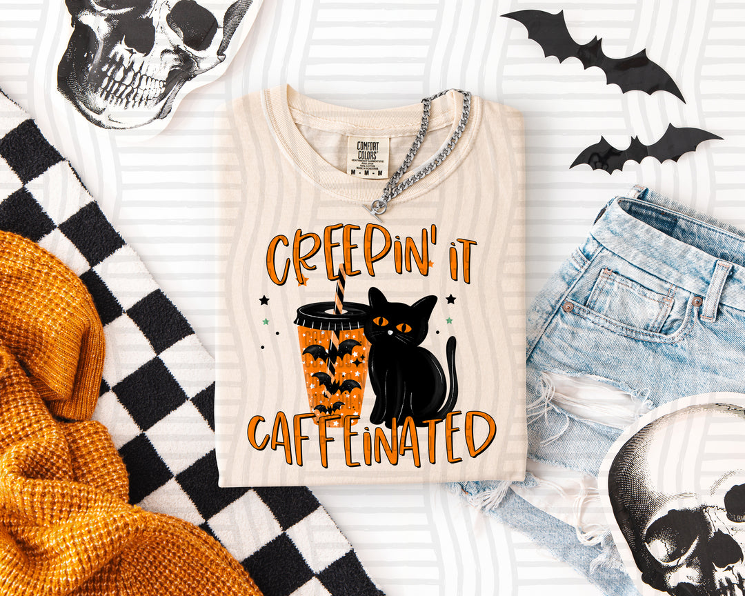 Creepin It Caffeinated DTF Print