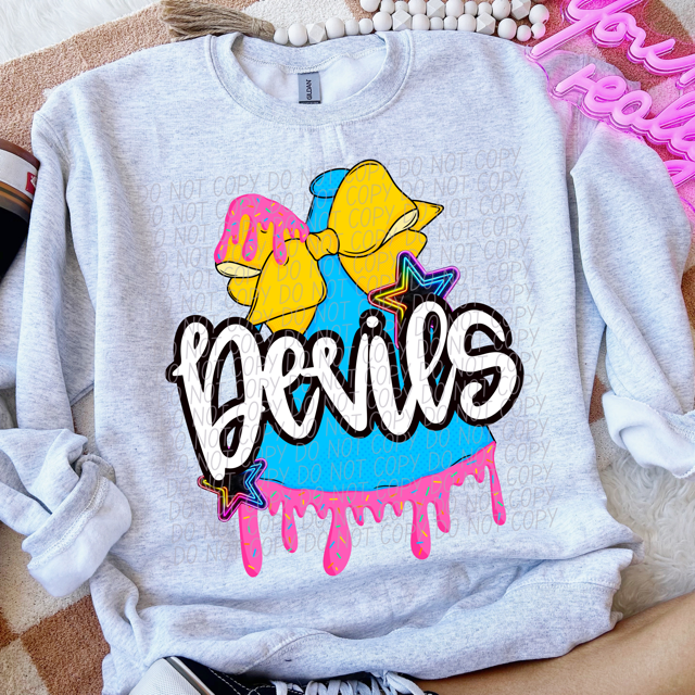 Drip Cheer Mascots DTF Print