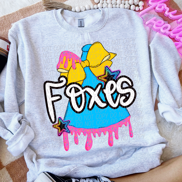 Drip Cheer Mascots DTF Print