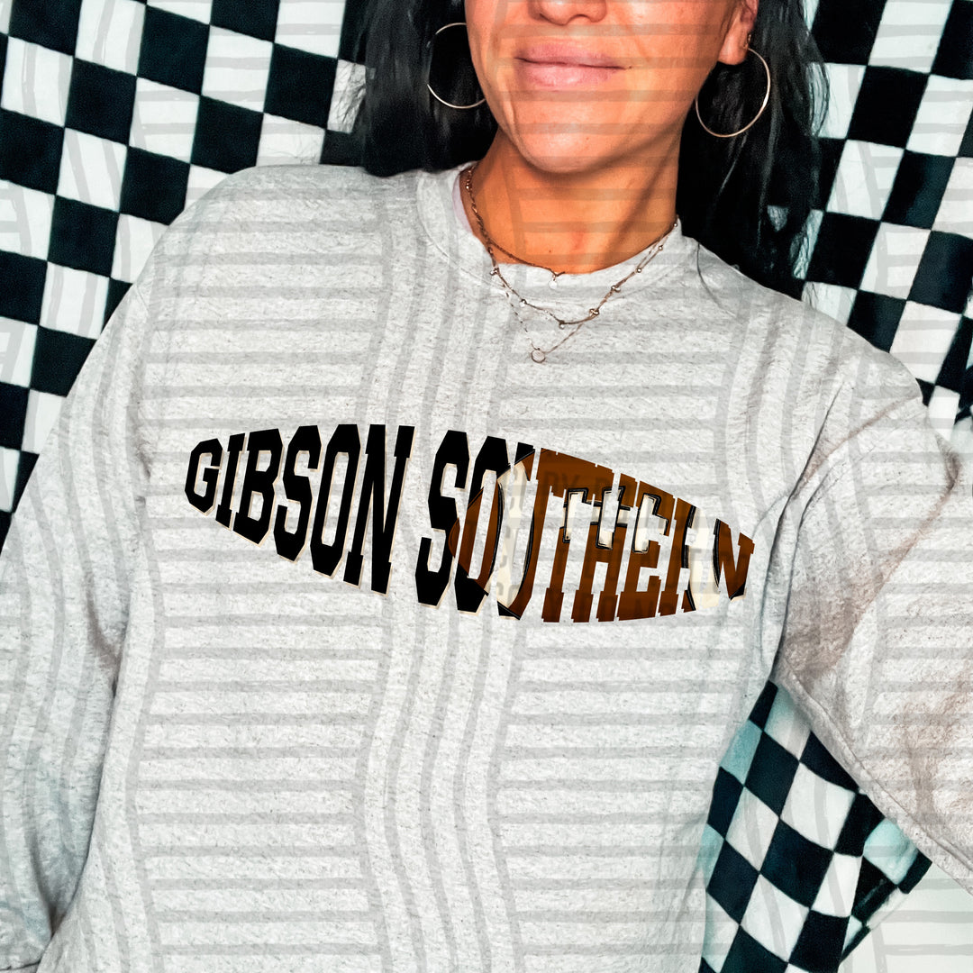 Varsity Clipped Football Mascots DTF Print
