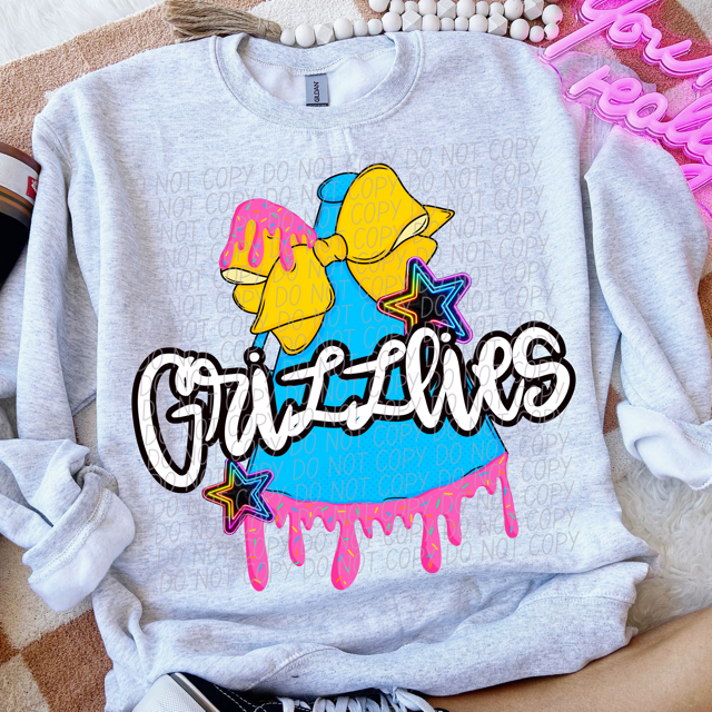Drip Cheer Mascots DTF Print