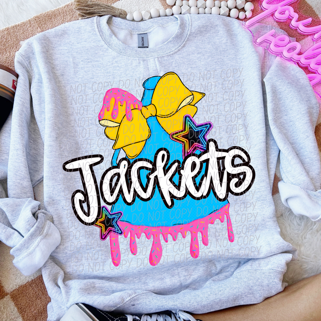 Drip Cheer Mascots DTF Print