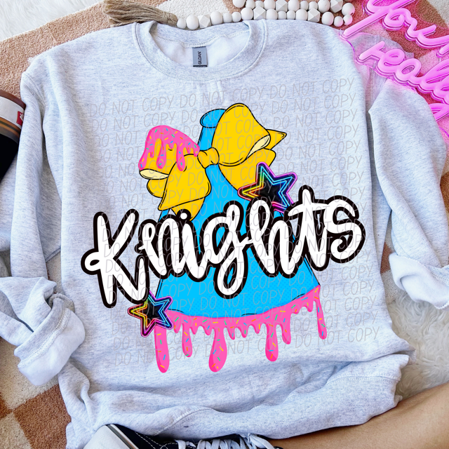 Drip Cheer Mascots DTF Print