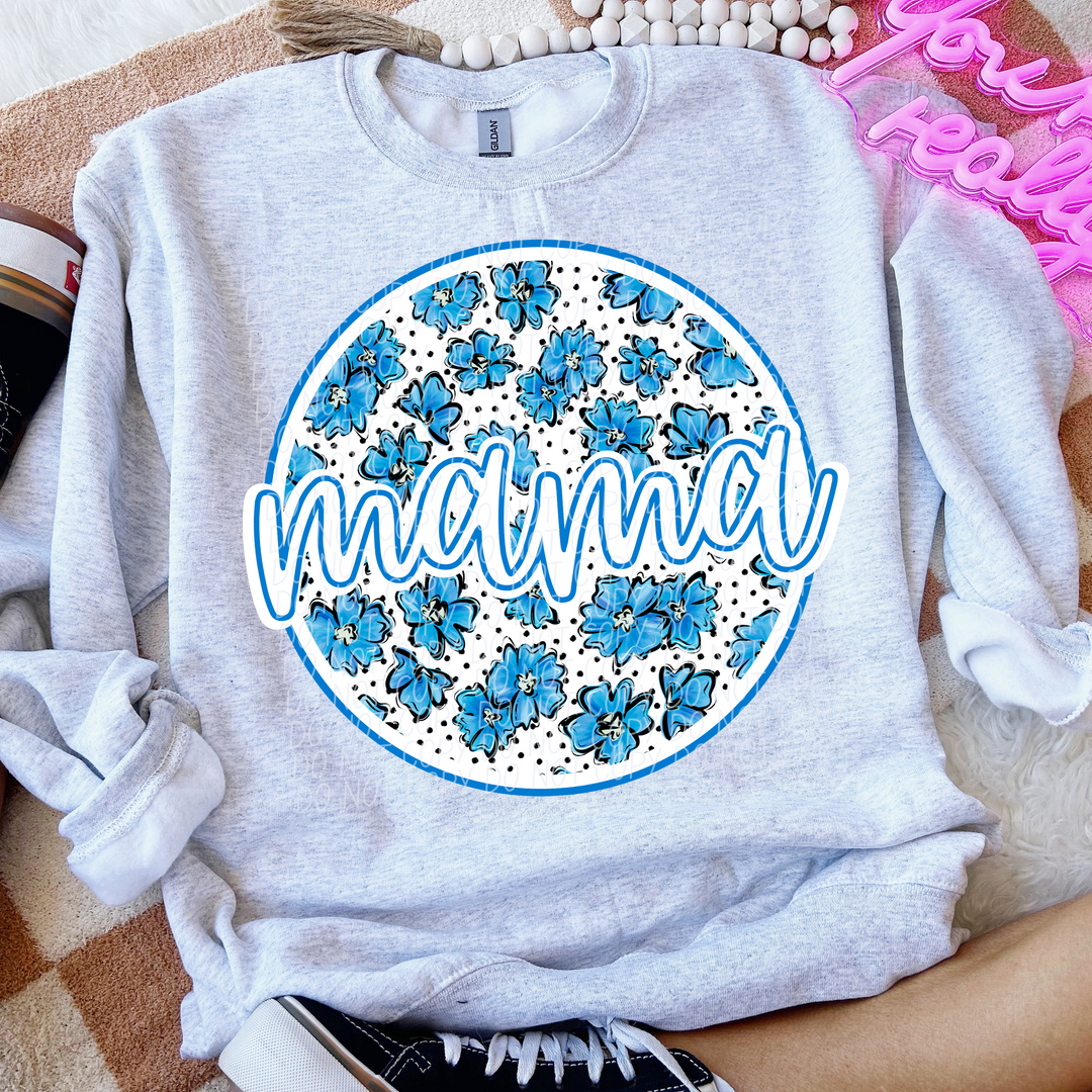 Mama Birth Flowers DTF Print
