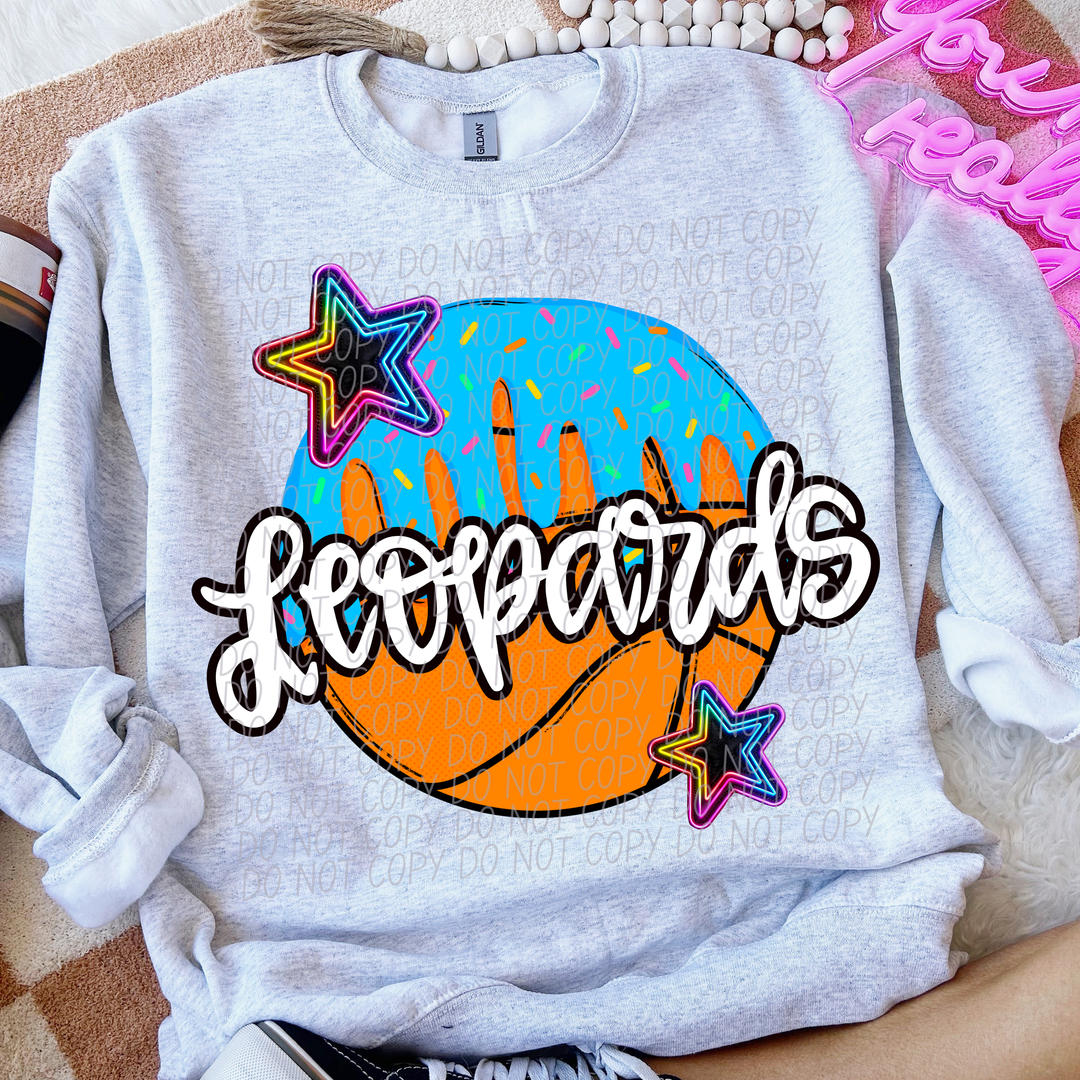 Drip Basketball Mascots DTF Print