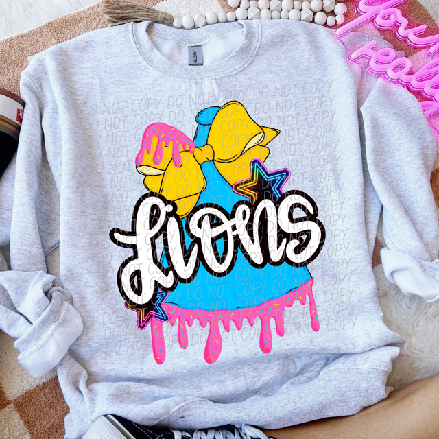 Drip Cheer Mascots DTF Print