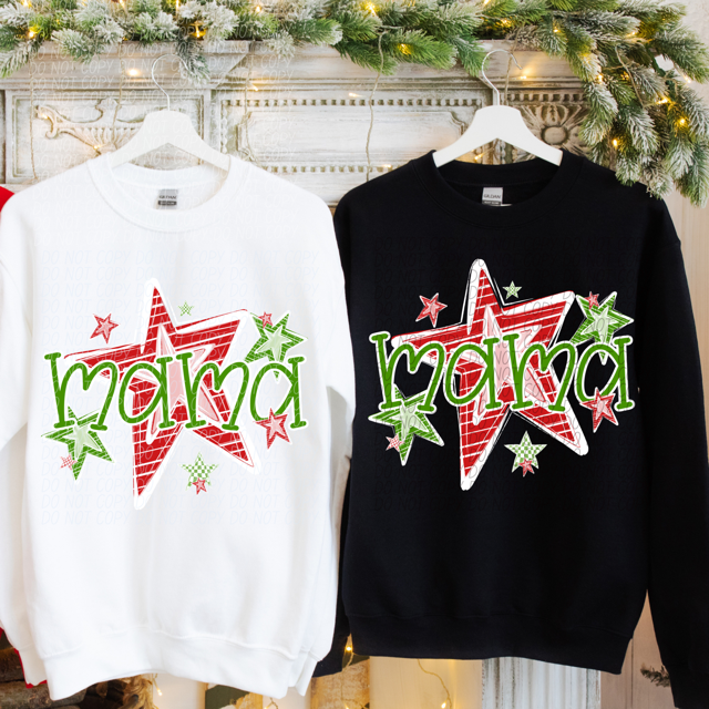 Mama Stars DTF Print