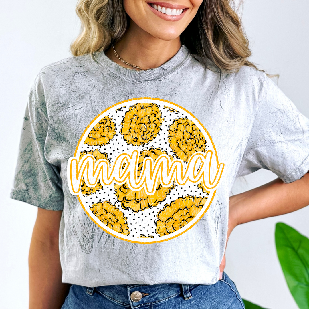 Mama Birth Flowers DTF Print
