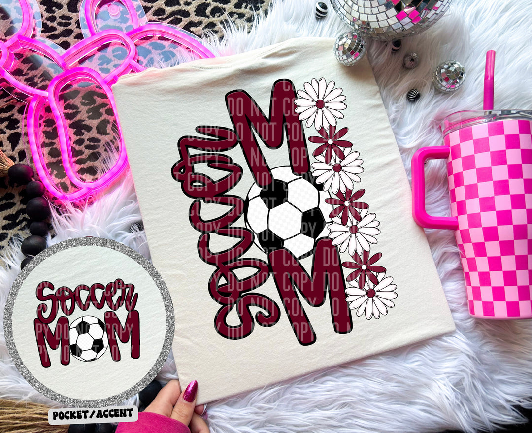 Soccer Mom With Pocket FRONT DTF Print