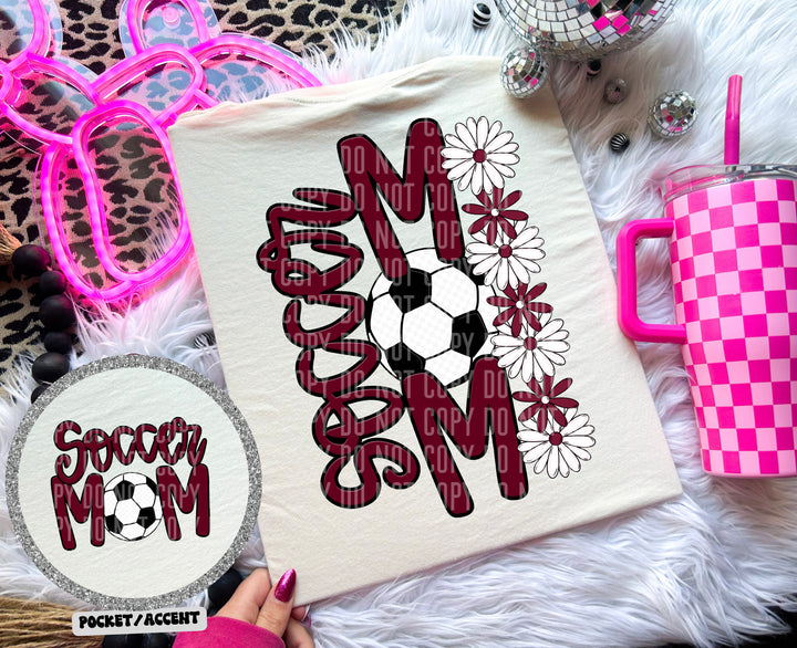 Soccer Mom With Pocket FRONT DTF Print