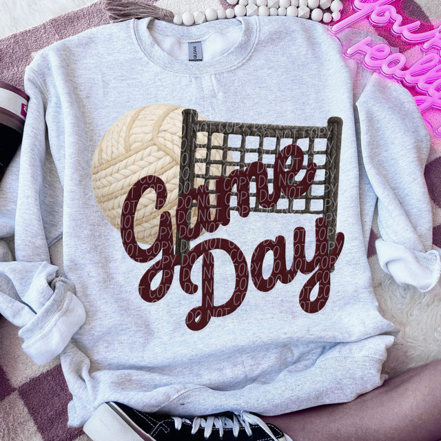 Yarn Game Day Volleyball 2 DTF Print