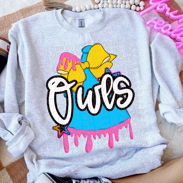 Drip Cheer Mascots DTF Print