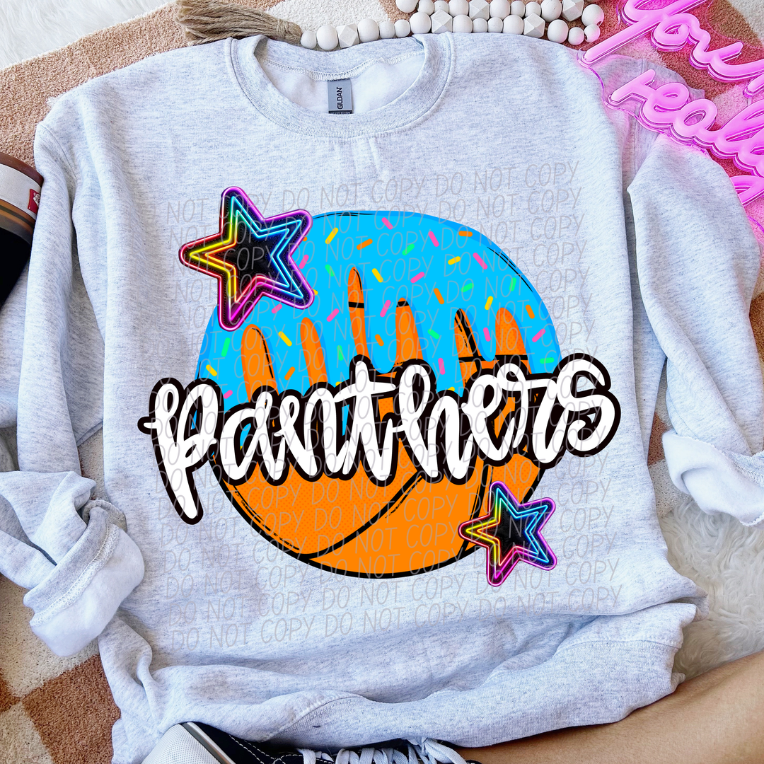 Drip Basketball Mascots DTF Print