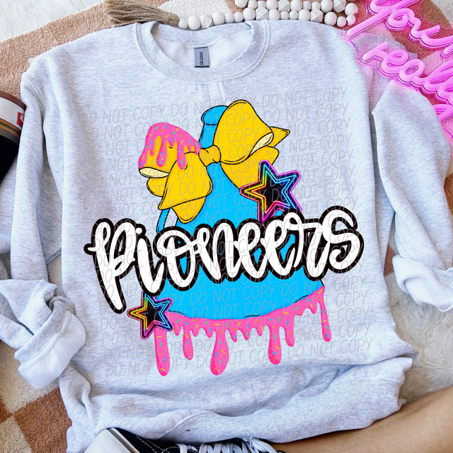 Drip Cheer Mascots DTF Print