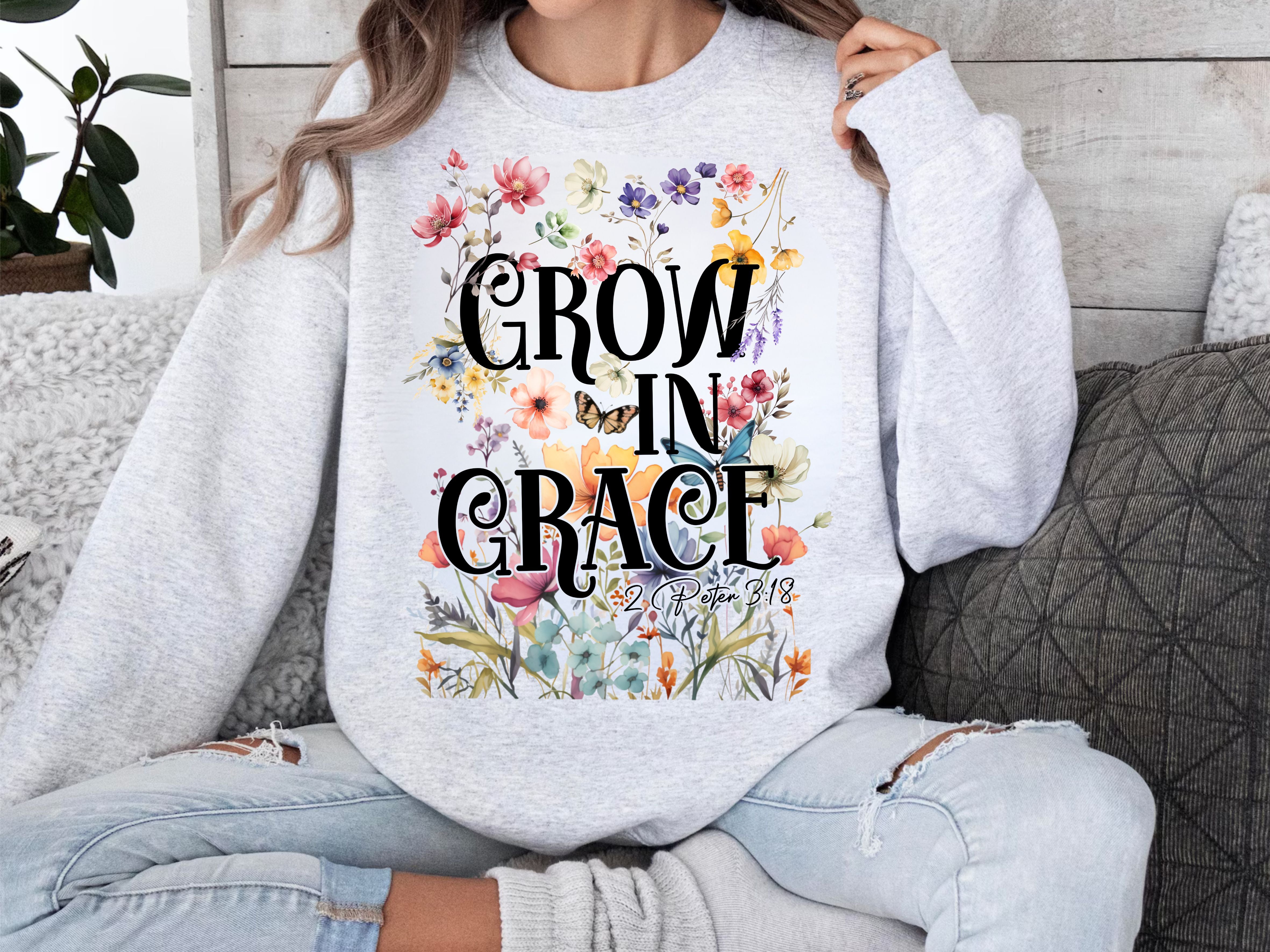 Grow in Grace DTF Print