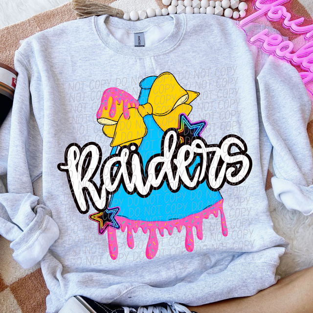 Drip Cheer Mascots DTF Print