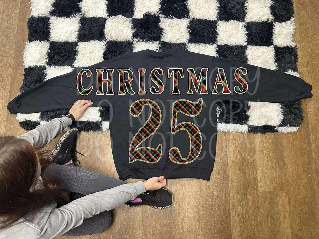 Christmas 25 BACK DTF Print