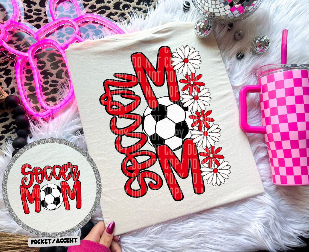 Soccer Mom With Pocket FRONT DTF Print