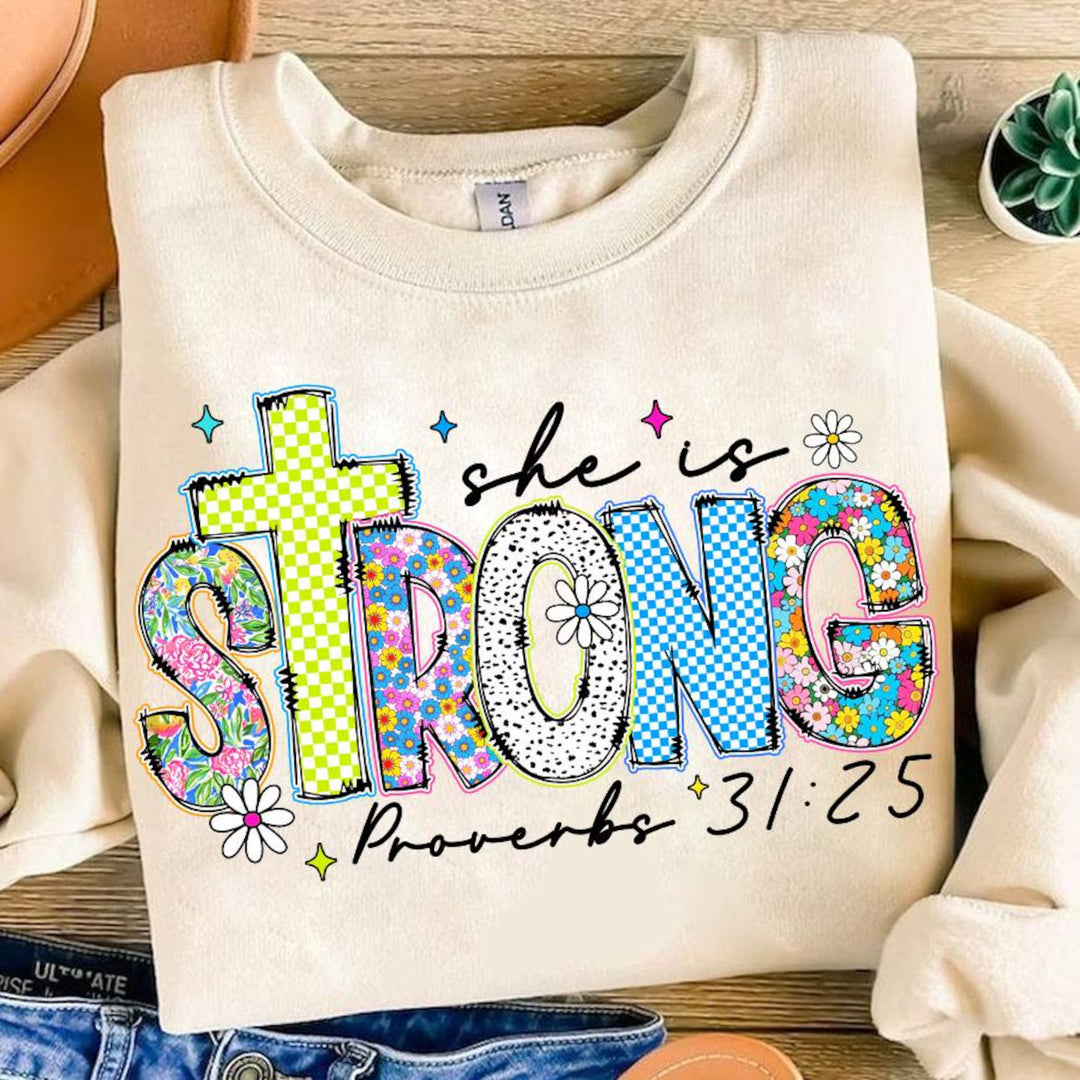 She Is Strong Sweatshirt