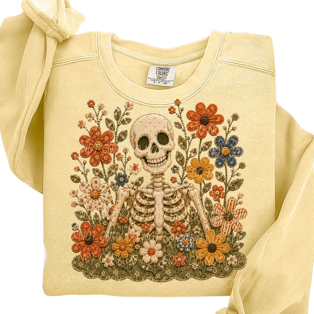 Fall Flowers DTF Print