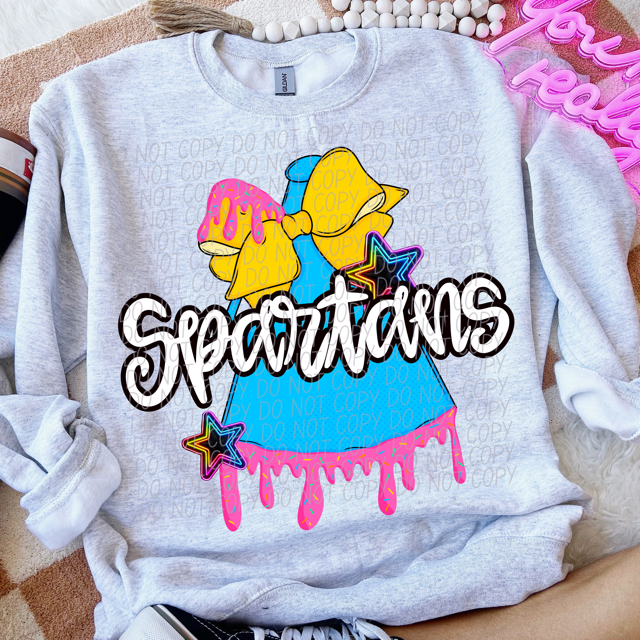 Drip Cheer Mascots DTF Print