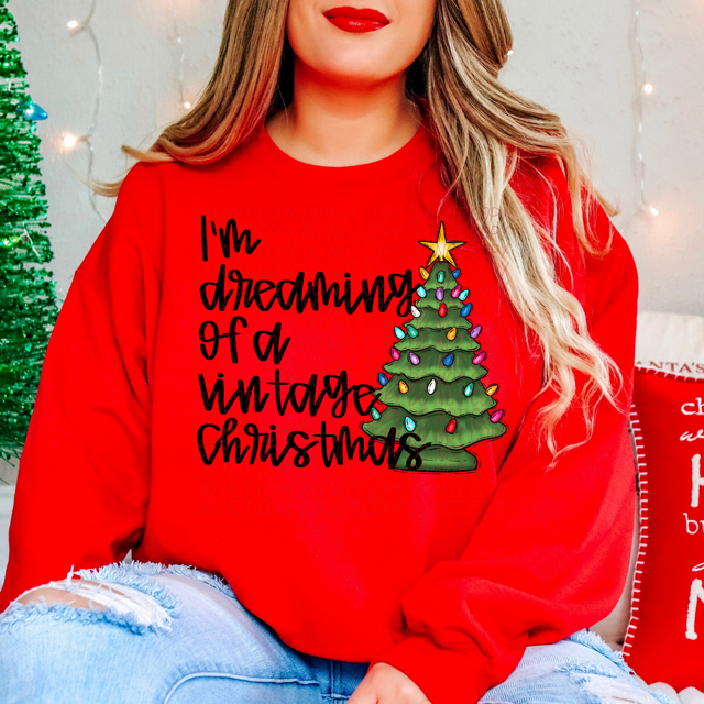 Vintage Christmas DTF Print