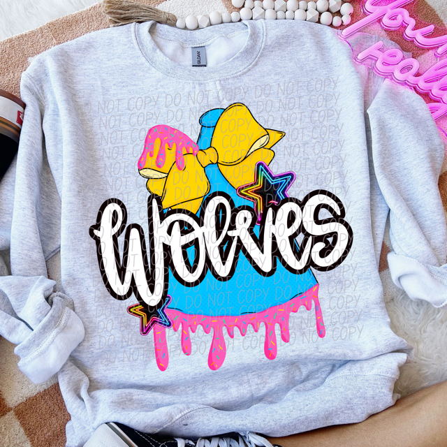 Drip Cheer Mascots DTF Print
