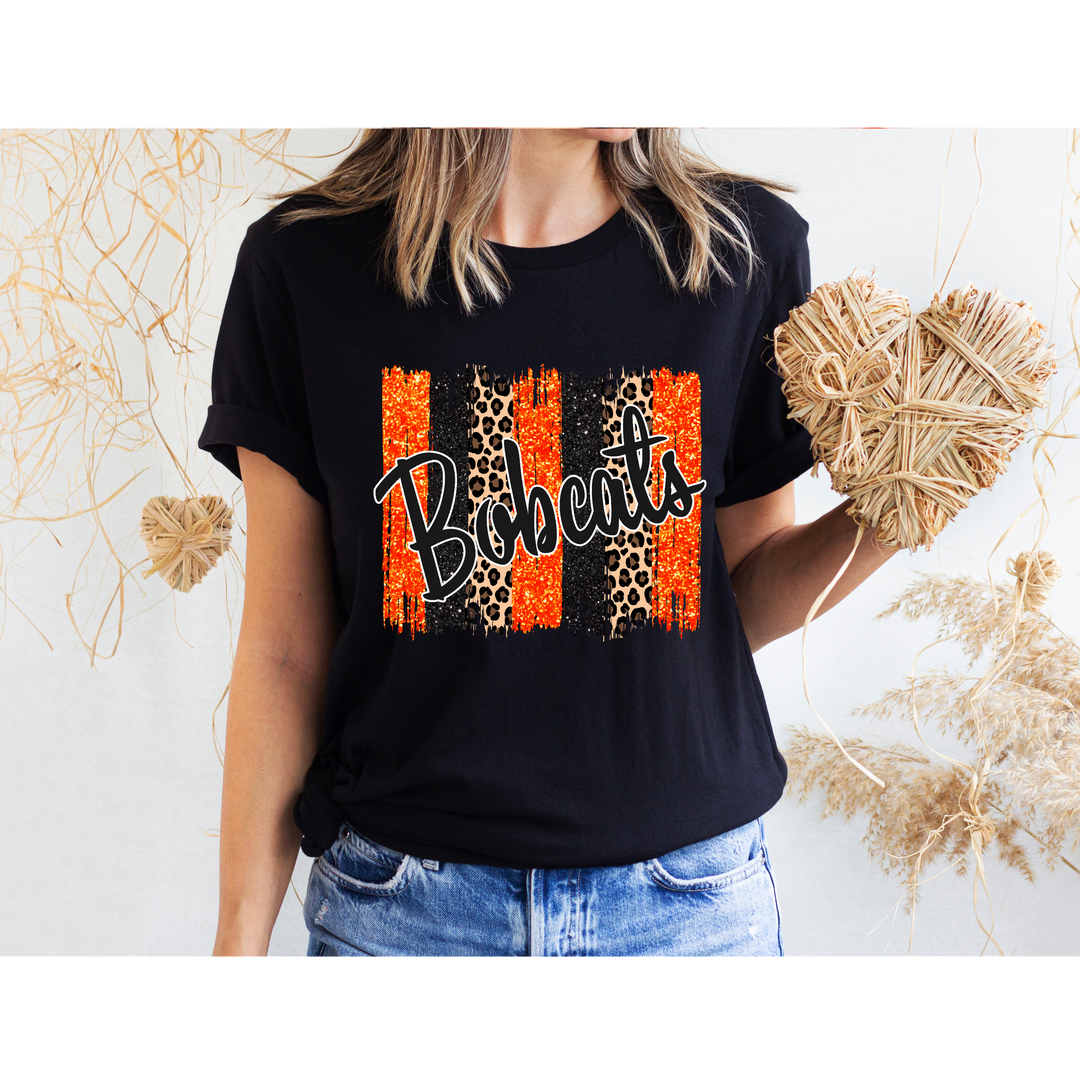 Bobcats (Orange & Black) DTF Print