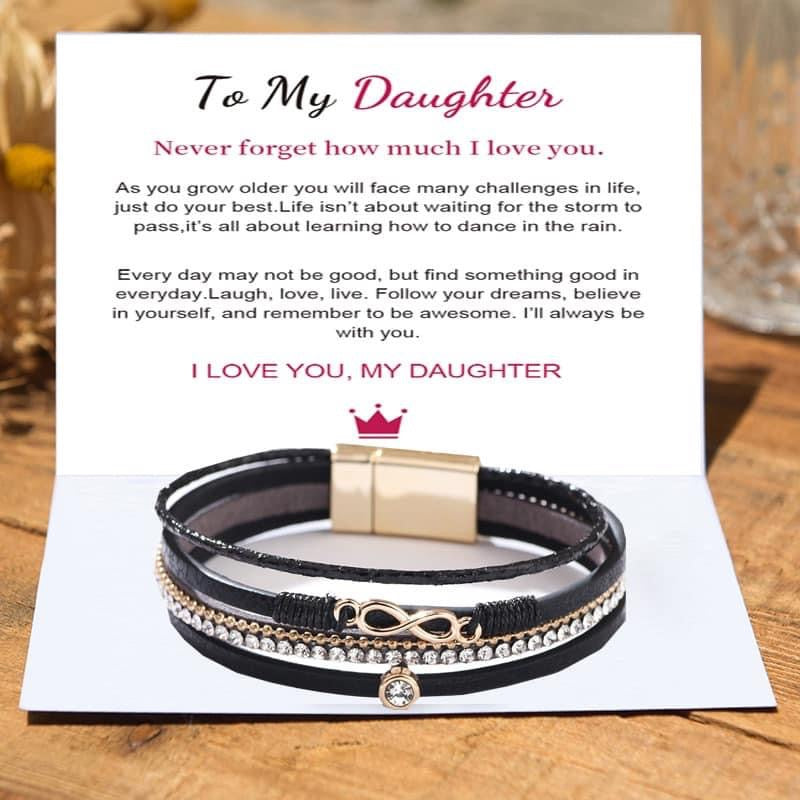 Random To My Daughter Bracelet